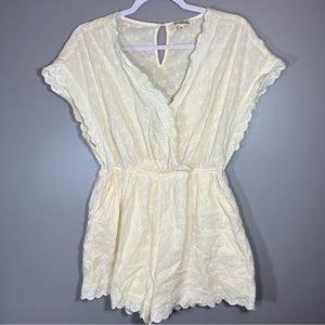 Medium Listicle Eyelet Lace Romper